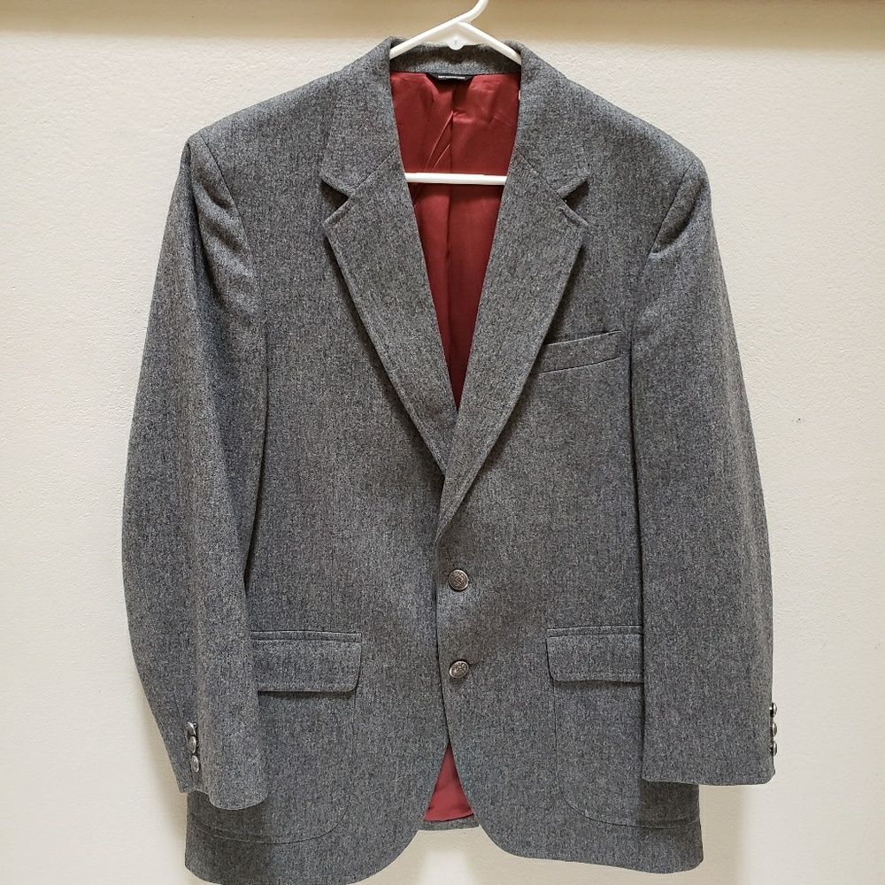 John Wanamaker Two Button Jacket 100% Pure Wool - image 1
